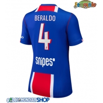 Maglie da calcio Paris Saint-Germain Lucas Beraldo #4 Prima Maglia Femminile 2026-27 Manica Corta